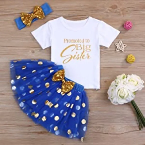 Promoted to big sister | Baby Shower Set - Picture 3 of 11